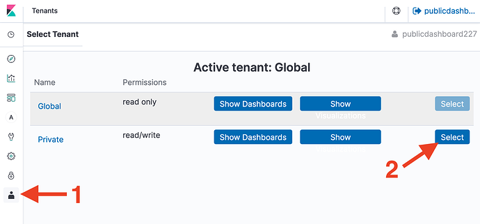 Switch active tenant to private, 50%